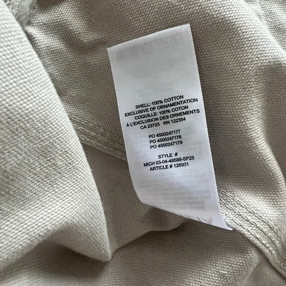 TNA Barkley Lightweight Jacket in Marcona Beige - Picture 7 of 7